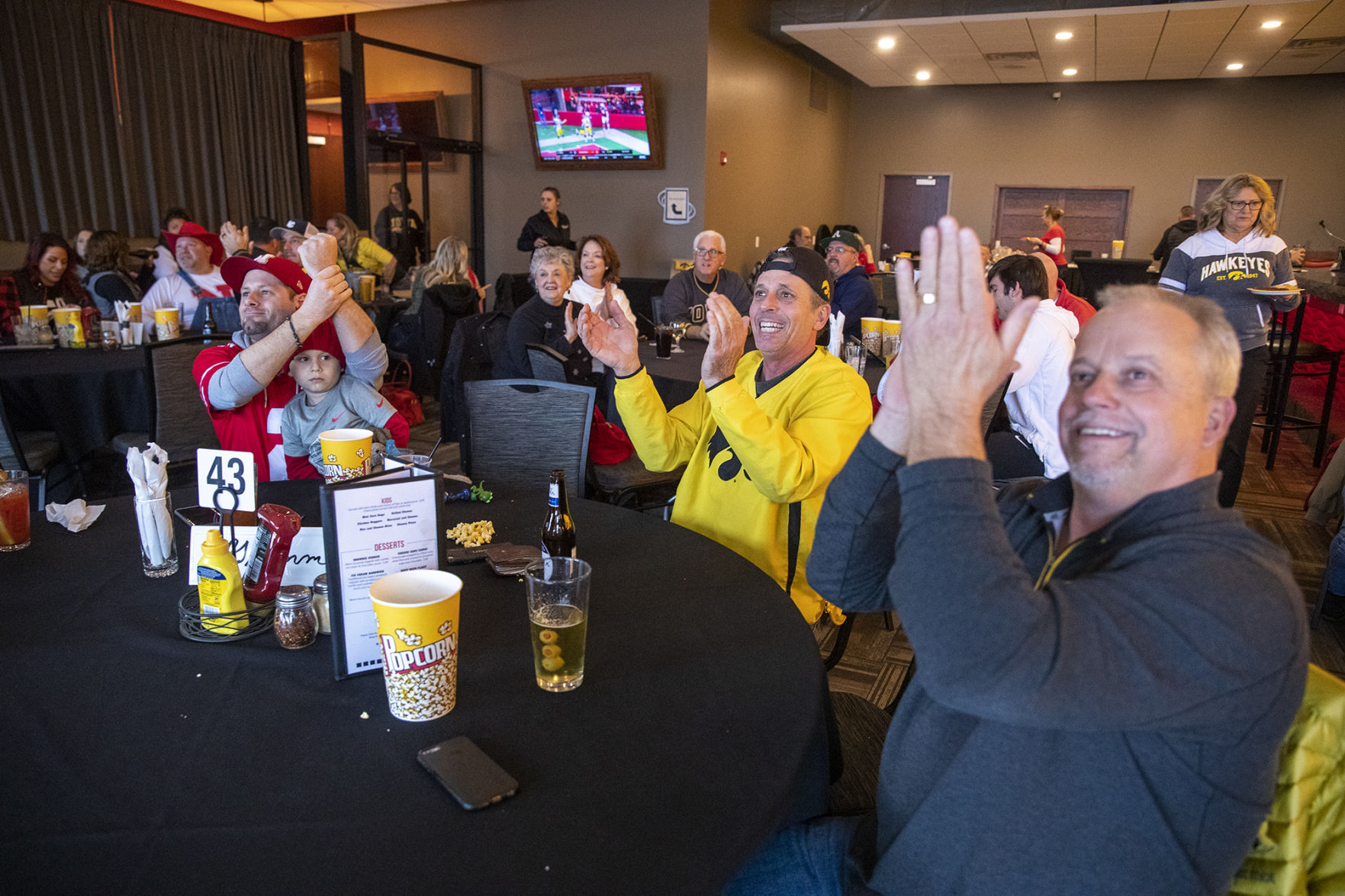 Iowa and Nebraska fans